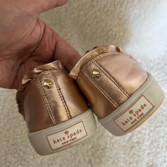 Kate Spade Rose Gold Lilly Ruffle Slip-on Sneaker - Picture 4 of 6